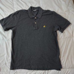 Brooks Brothers Men's Gray Polo Shirt Slim Fit L